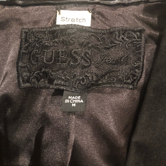 Guess white black velvet collar blazer - Picture 4 of 6